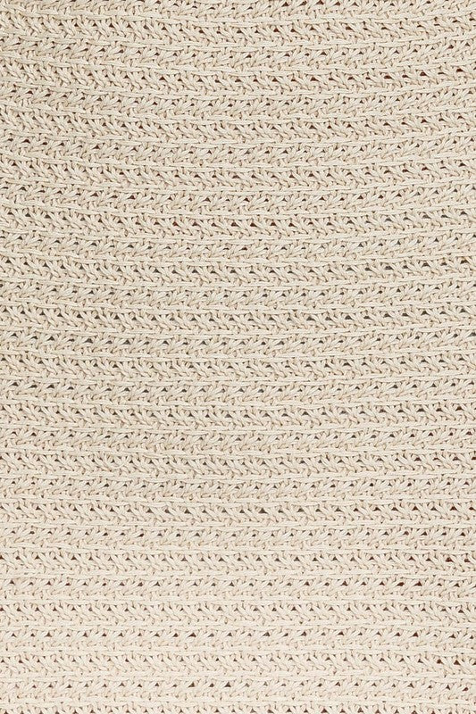 Lily - Gebreide Jurk met Cirkelriemdetail
