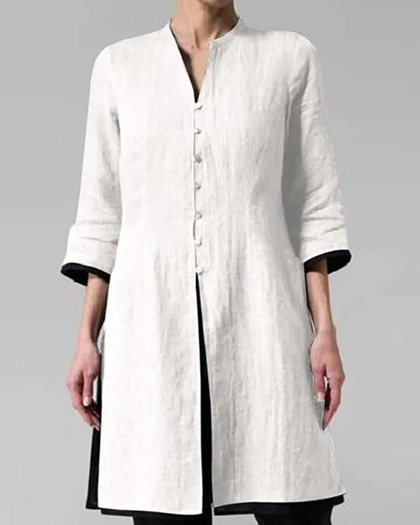 Cori - Comfort Chic Afslankend Linnen Vest