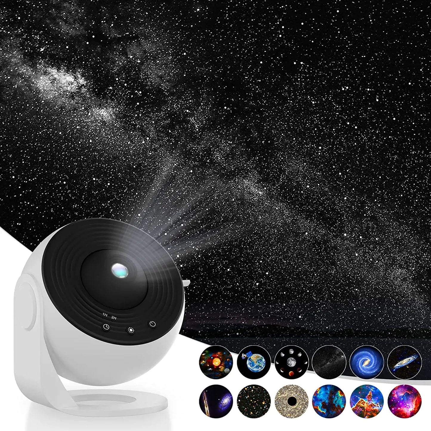 13-In-1 Galaxy Planetarium Projector Lamp als Sfeervolle Nachtlamp