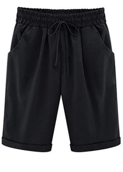 Nikki - Vrouwen Casual Zomer Vakantie Losse Katoenen Shorts Broek met Zakken en Koord