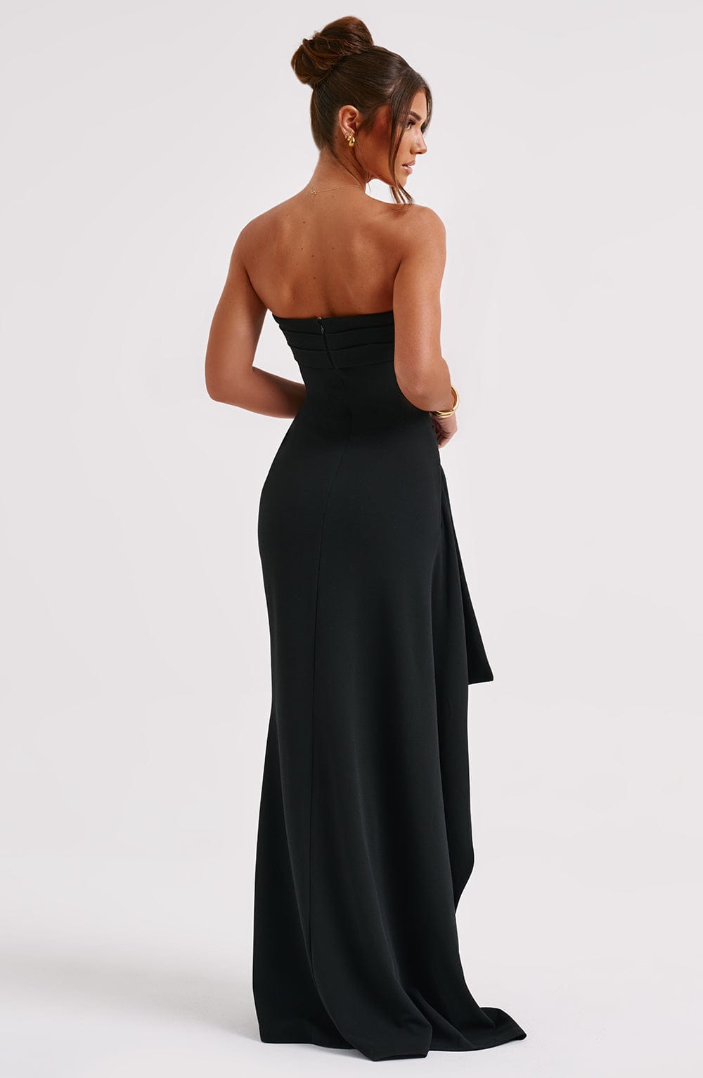Sophia - Strapless Avondjurk met Zijsplit