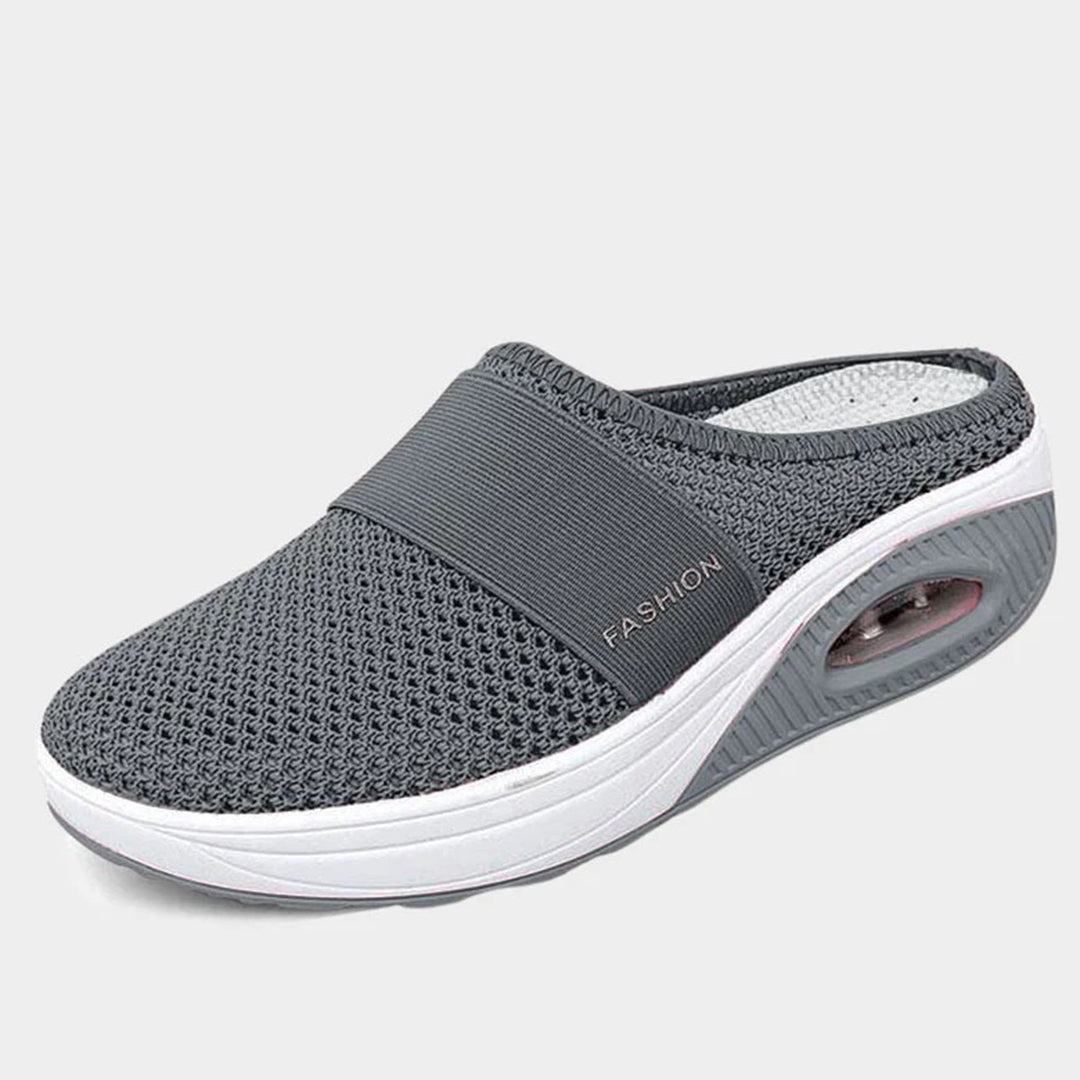Ava - Zwarte Slip-On Mode Slippers