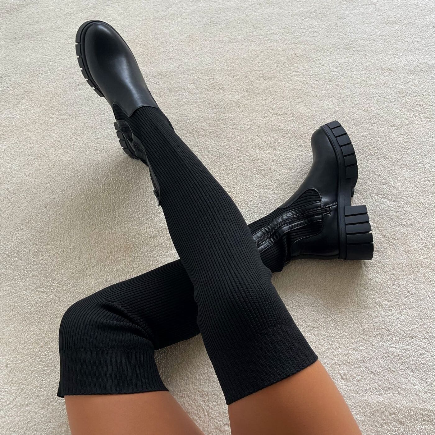 ElastiThigh Stretch Laarzen tot Bovenbeen