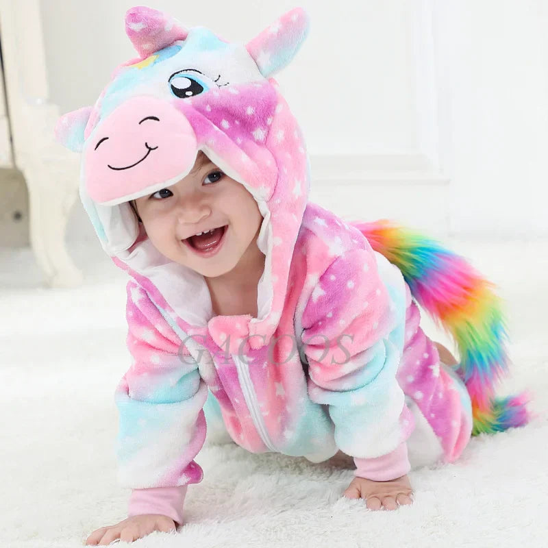 JungleBuddies - Baby Peuter Kleuter Schattige Dierlijke Onesies voor Jouw Kleintje