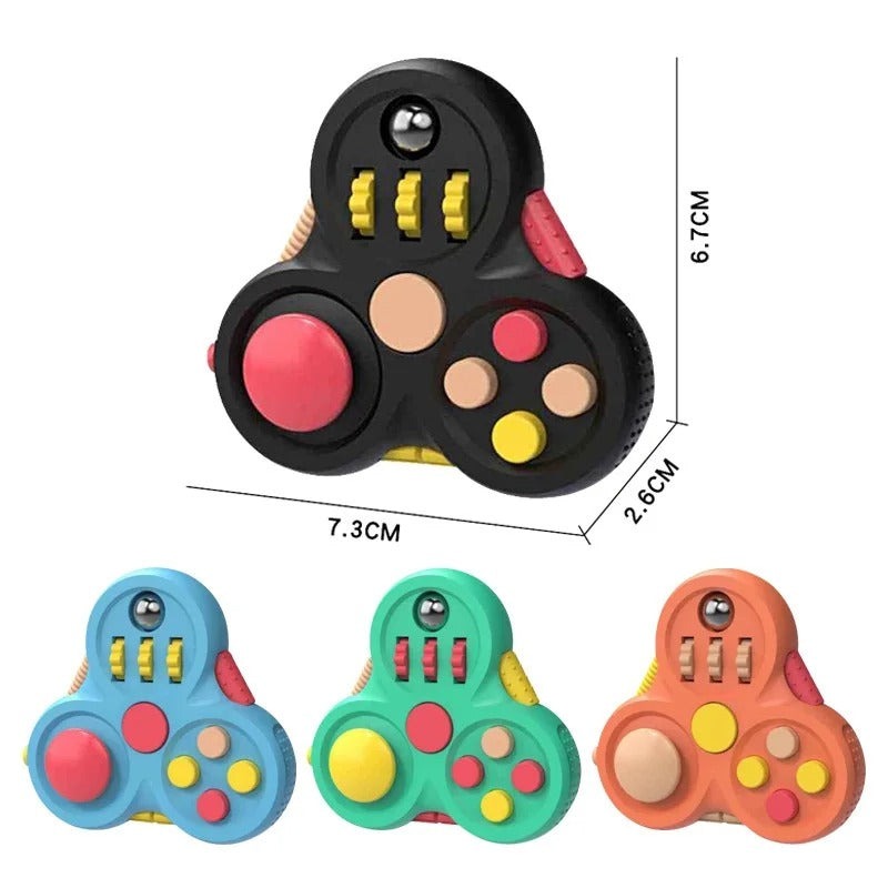 4 Stuks Anti-Stress Spinner tegen Nagelbijten, Pulken en Friemelen