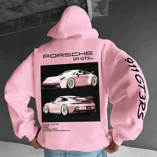 Julia - Oversized Designer Racing Cars Hoodie