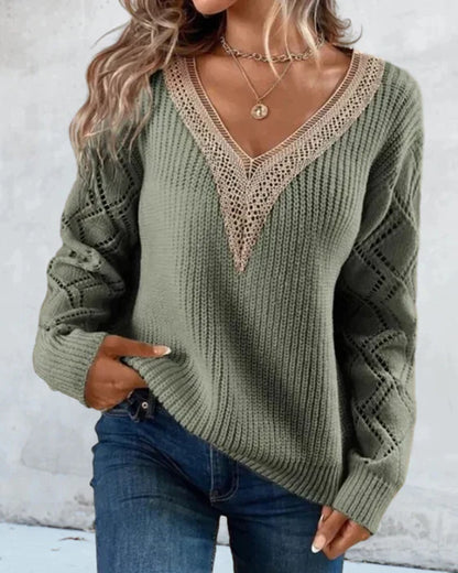 Rika - Elegante trui met V-hals