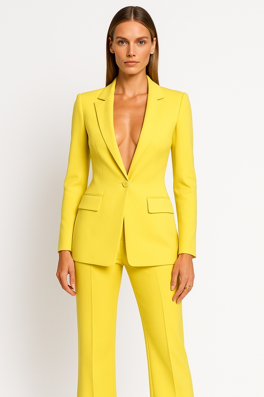 Sara - Blazer & Broek Set voor Dames in Zomerse Kleuren