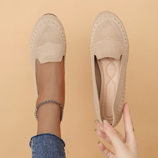 Anneliese - Geweven Orthopedische Ballerina Loafers met Extra Demping