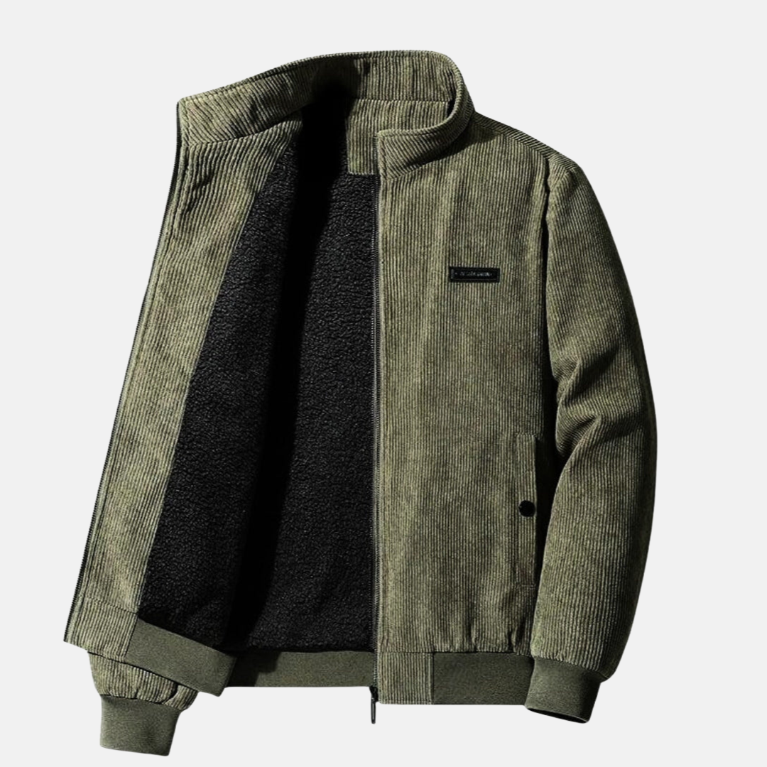 James - Warme Sherpa Corduroy Jas
