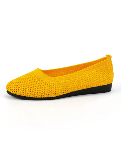 Emma - Lichtgewicht Ademende Stof Mesh Ballerina Schoenen met Extra Support Zool voor de Zomer