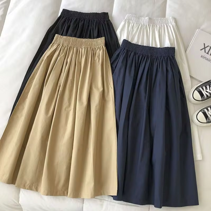 Isa – Wijde Rok Met Hoge Taille