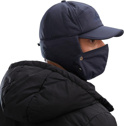 Pieter - Muts met Oorflappen & Gezichtsmasker
