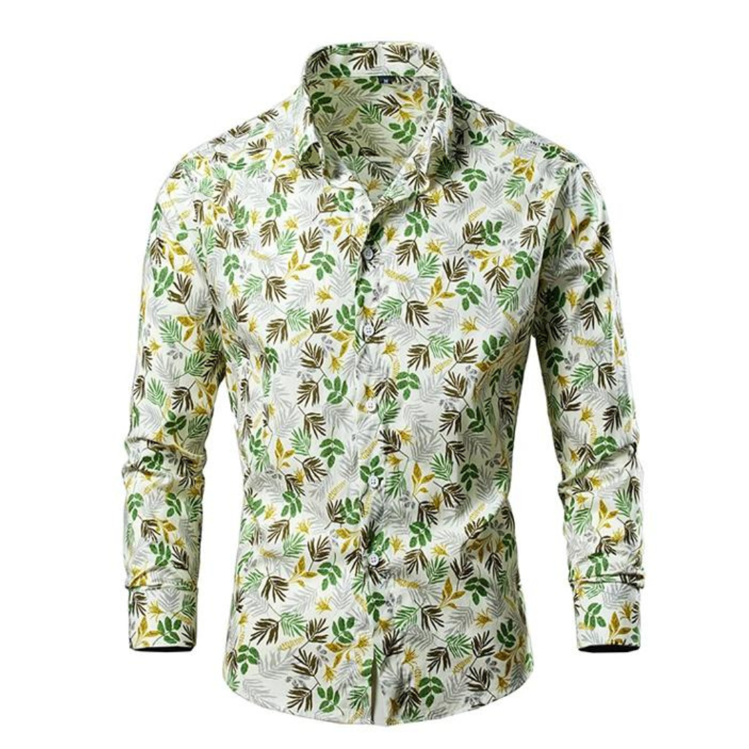 Luca - Hawaii Bloemen Prints Zomer Blouse Overhemd Voor Heren