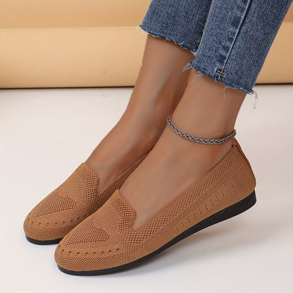 Anneliese - Geweven Orthopedische Ballerina Loafers met Extra Demping