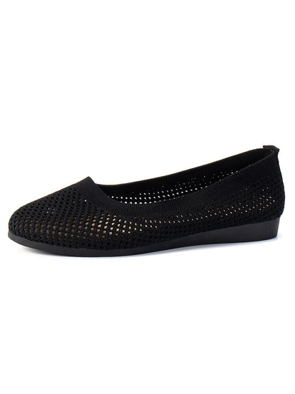 Emma - Lichtgewicht Ademende Stof Mesh Ballerina Schoenen met Extra Support Zool voor de Zomer