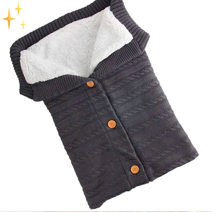 Baby Slaapzak van Fleece met Patroon en Knopen voor een Heerlijke Slaapervaring voor je Kleine