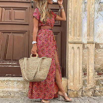 Sophie - Stijlvolle en Elegante Boho Zomerjurk