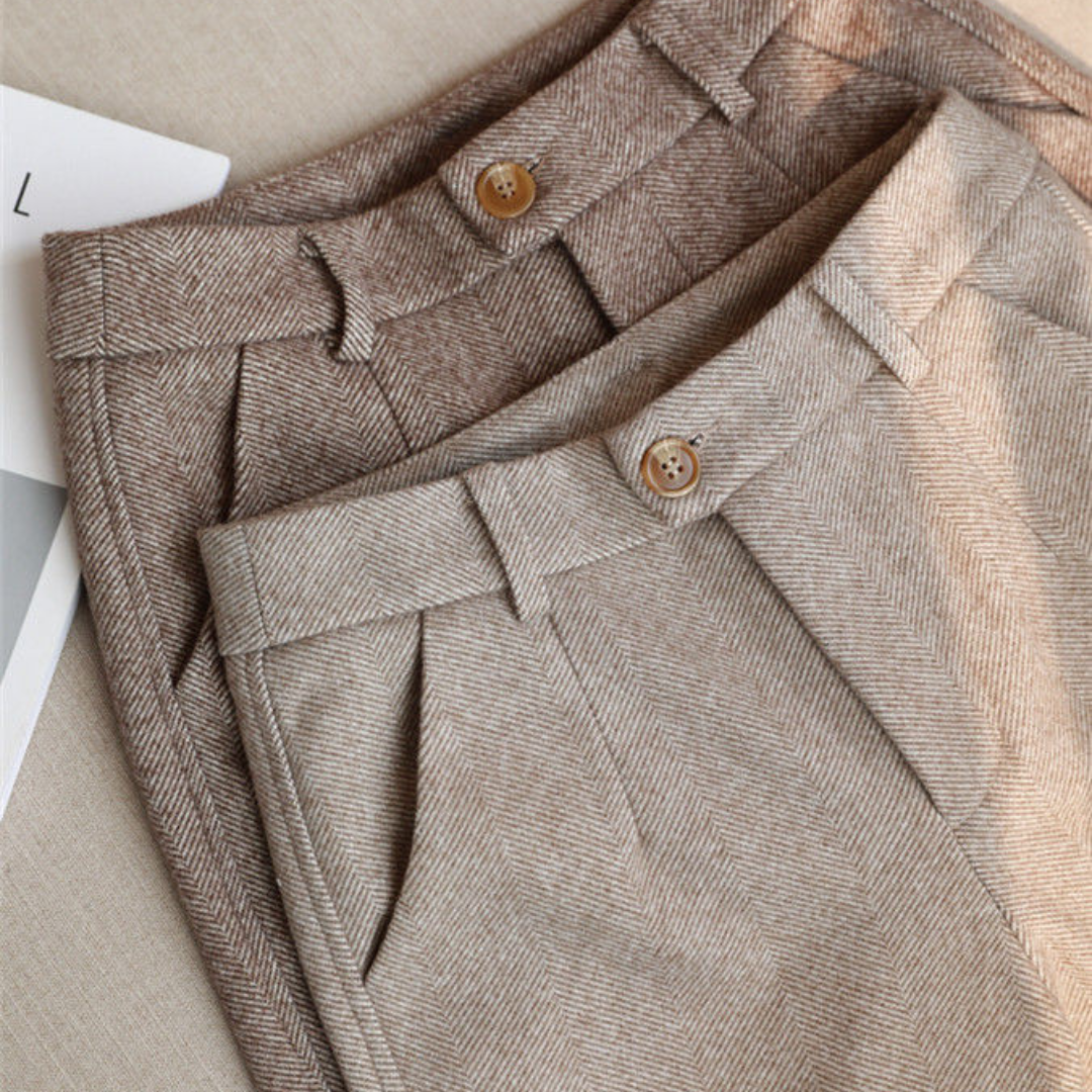 Mexx Warme Wollen Pantalon Damesbroek voor een Warme Professionele Look