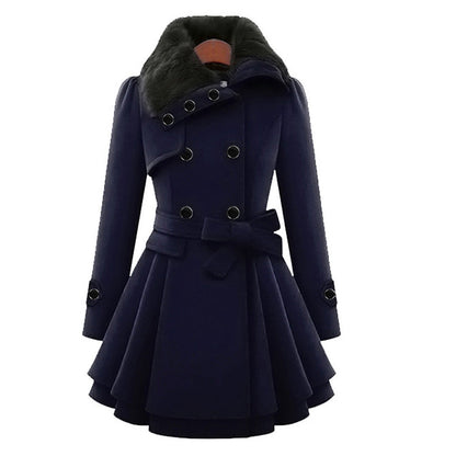 Nien - Warme en lange winterjas voor dames