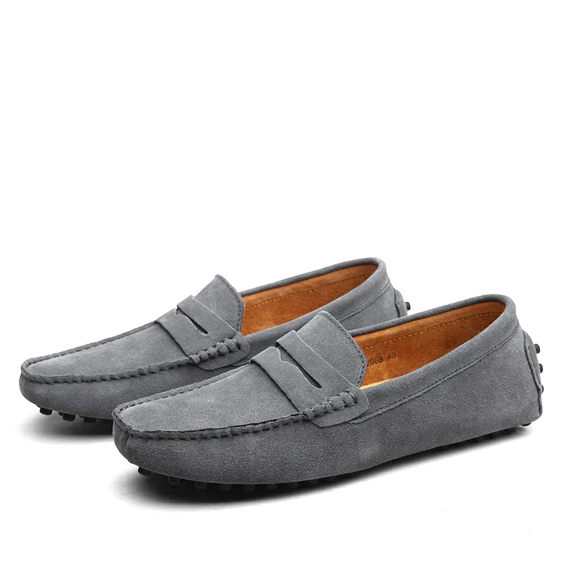 Hugo - Suède loafers in Italiaanse stijl