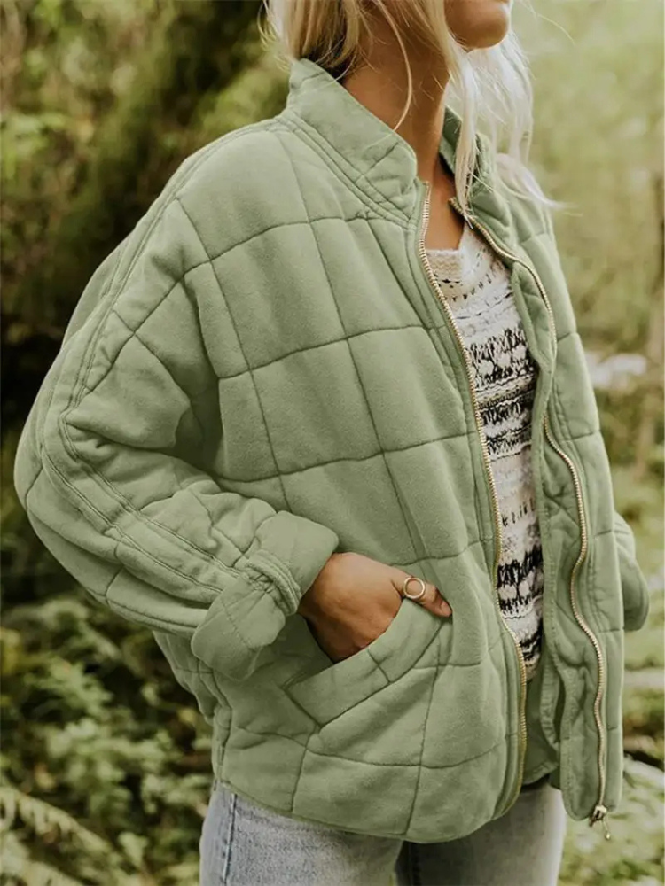 Everta Overgangsjas | Oversized verdikte damesjas