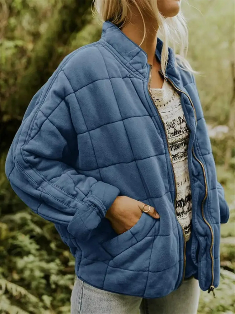 Everta Overgangsjas | Oversized verdikte damesjas