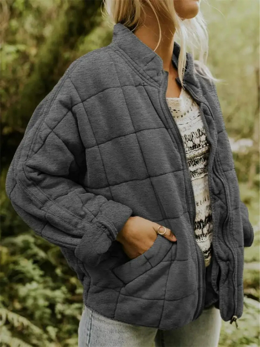 Everta Overgangsjas | Oversized verdikte damesjas