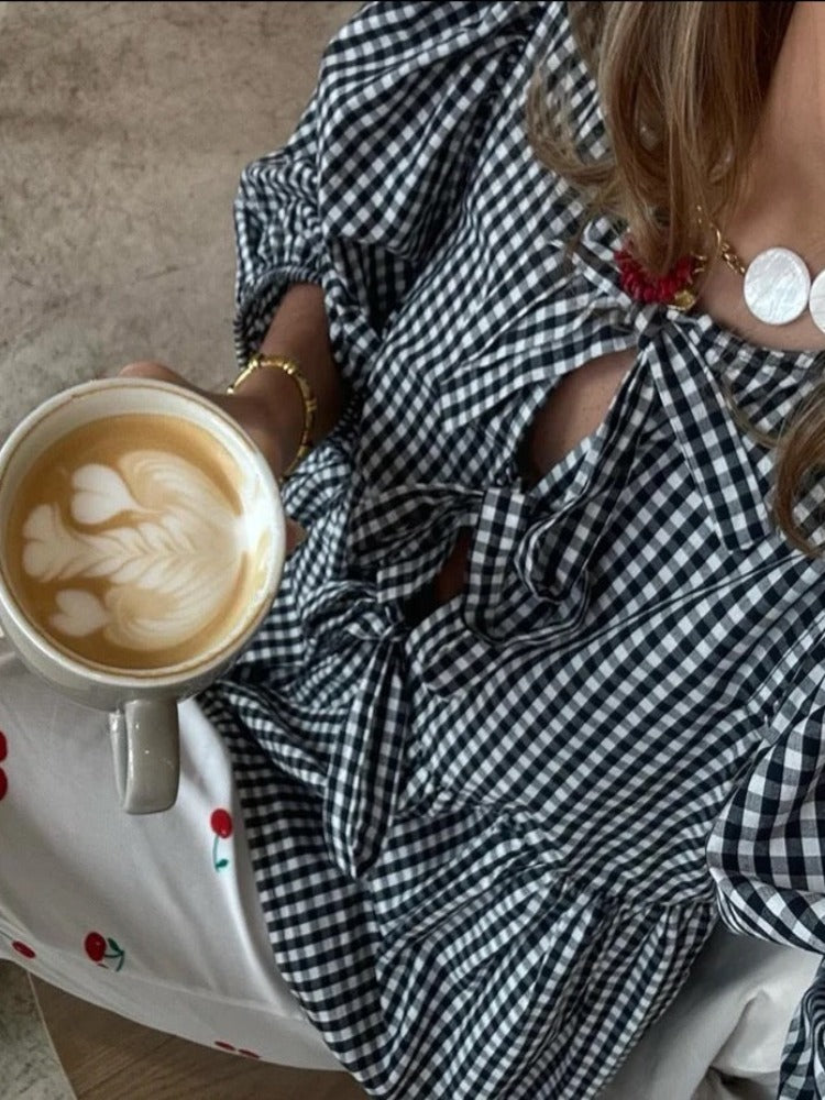 Caroline - Puff Sleeve Blouse