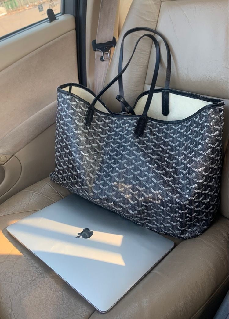 Lina - Elegante Ruime Schoudertas met Geometrische Prints voor Werk Avondjes Uit en Vakantie