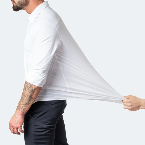 Pieter - Levi Stretch Comfort Kreuk Bestendige Blouse voor Heren
