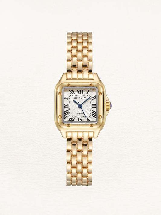 Moira - Dames Horloge Met Vierkante Kast Goud