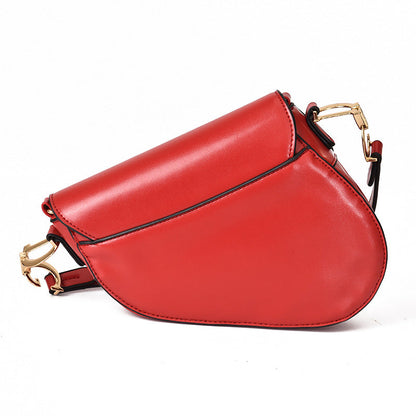 Aliza - Luxe Dames Schoudertas - Exclusieve PU - leren Saddle Bag