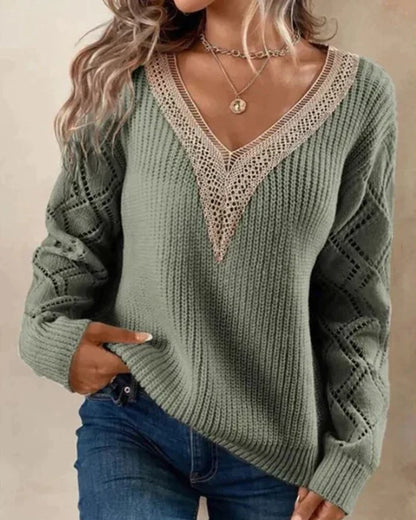 Rika - Elegante trui met V-hals