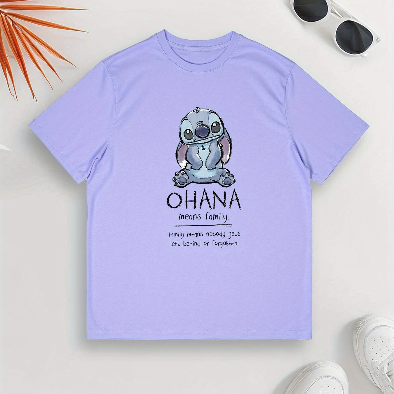 Sophie - Tiener T-shirt Casual Zomer Top Stitch Ohana Means Family