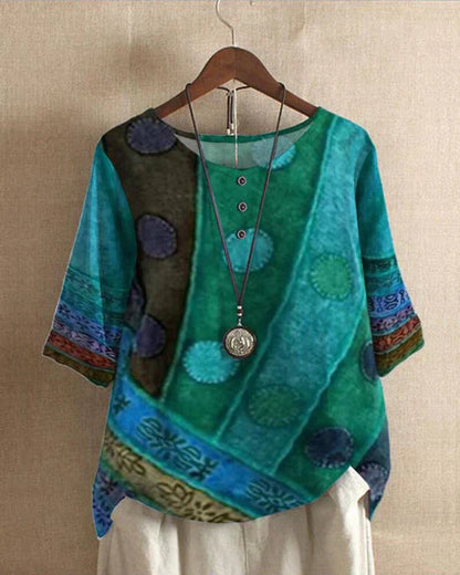 Emily - Vrolijke Boho Blouse voor een Zomerse Look
