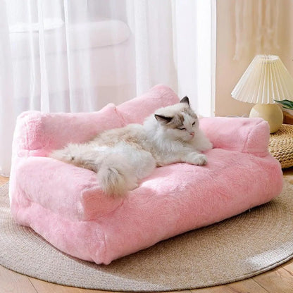 PetHouse Schattige Fleece Huisdieren Bank Slaapmand Meubel voor Katten en Honden