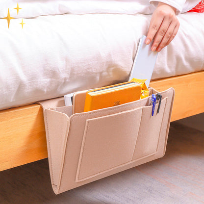 BedBag Chique Filten Bed Rand Opbergzak en je Favoriete Items Direct bij de Hand