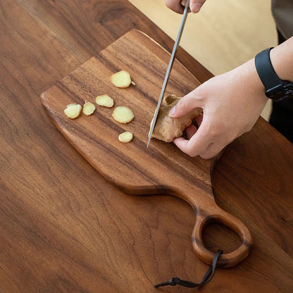 LoveBoards - 2 Pack Walnoot Houten Snijplanken in Elkaar Passend met Hang Gat Stijlvolle & Duurzame Keukenbenodigdheden