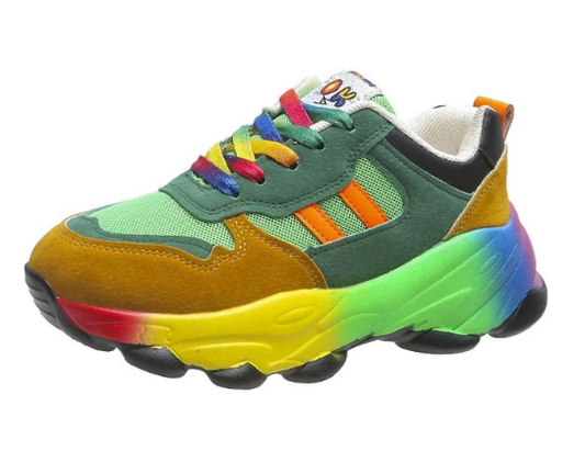 Quirine - Regenboog Sneakers