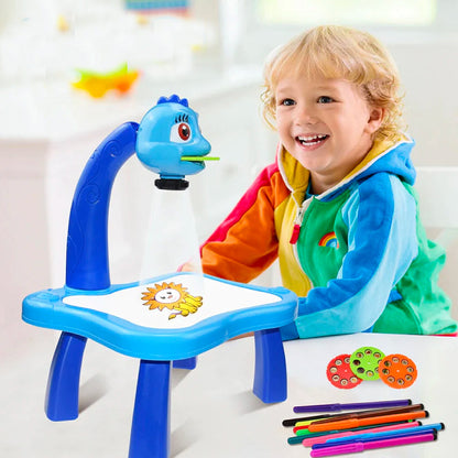 Projector Overtrek Tafel om te Leren Tekenen met 24 Schattige Sjablonen voor Kinderen