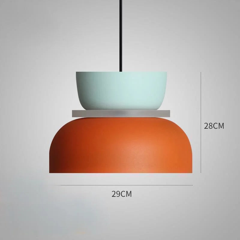 MeloGlow - Scandinavische Pastelkleuren Hanglamp  Moderne Opknoping Lichtarmatuur voor Thuisdecoratie