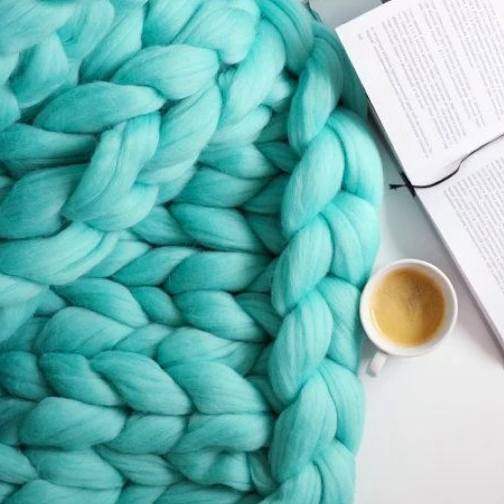 DIY Chunky XL 1000 gram Wol Garen om een Heerlijk Zachte Deken van te Breien